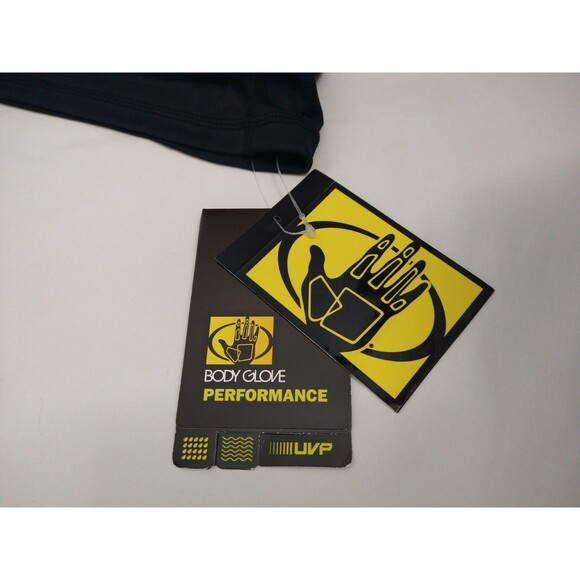 NWT Body Glove UVP Rash Guard Size L Blue White Black Colorblock Surf Swim Sun - Picture 4 of 9